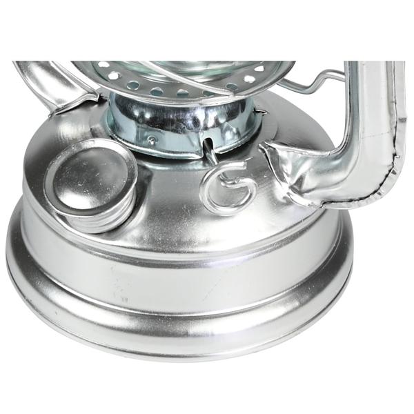 2er-Set Öl-Sturmlaterne 25 cm - Vintage Look für Garten, Camping & Notfälle - Robustes Glas/Metall - 200ml Tank, Flammen regulierbar