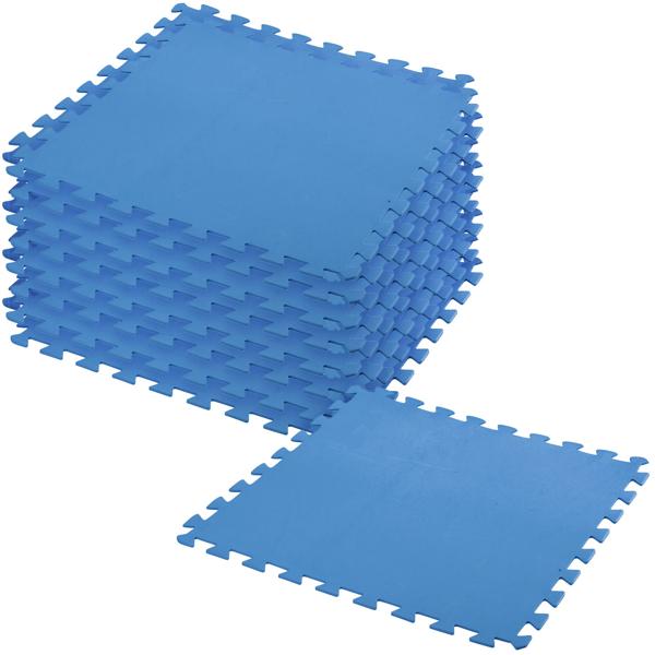 Pool-Unterlage 9tlg. 50x50 cm - Schützt Poolböden vor Löchern/Rissen - EVA Material - Hygienisch, langlebig, für Schwimmbecken & Planschbecken