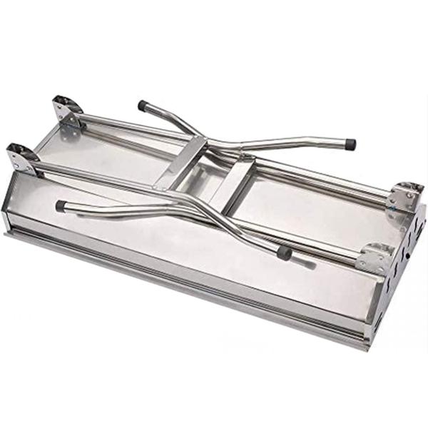 Tragbarer Camping-Grill (Edelstahl, 60x40cm) mit praktischer Tasche – Höhenverstellbar für flexible Nutzung beim Campen & Picknick