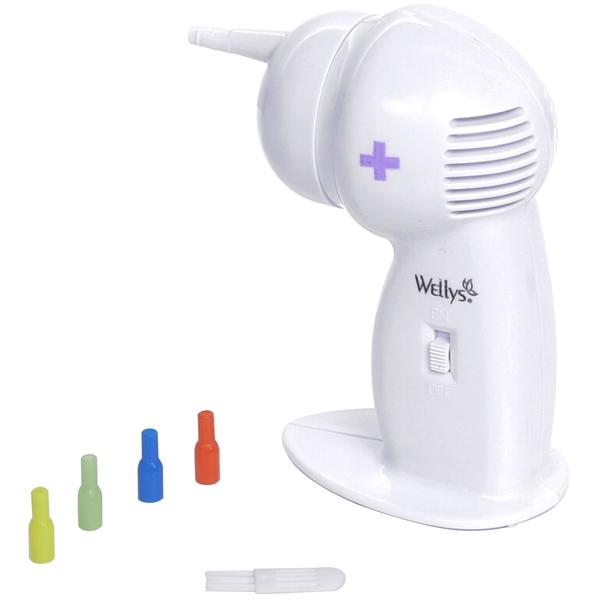 Ohrreiniger Set mit 4 Ersatzdüsen: Sichere Alternative zu Wattestäbchen – Eine schmerzfreie & sanfte Ohrenpflege – Hygienisch & Effektiv