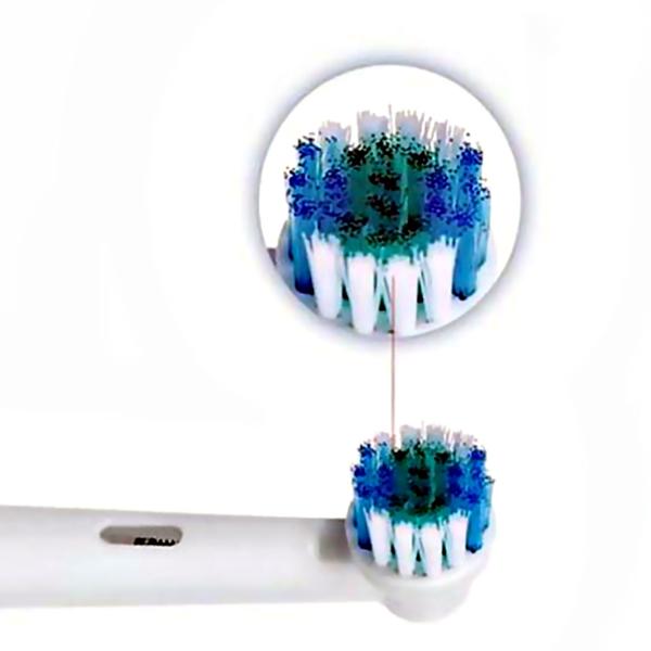 16 x Ersatzbürsten passend für viele Oral-B®**-Elektrozahnbürsten***