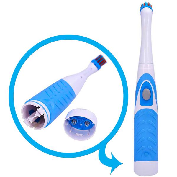 Elektrische Reinigungsbürste mit 4 Aufsätzen