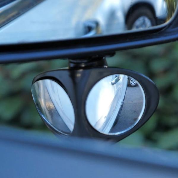 Toter-Winkel-Aussenspiegel für Autos - Erhöht Fahrsicherheit & entschärft toten Winkel - Einfache Montage, für links & rechts, Kunststoff & Glas 10x6x6 cm