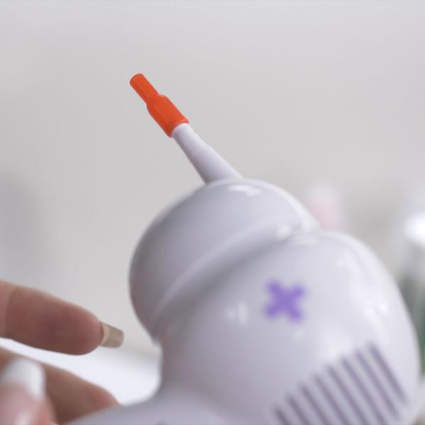 2er-Set Ohrreiniger Set mit 4 Ersatzdüsen: Sichere Alternative zu Wattestäbchen – Eine schmerzfreie & sanfte Ohrenpflege – Hygienisch & Effektiv