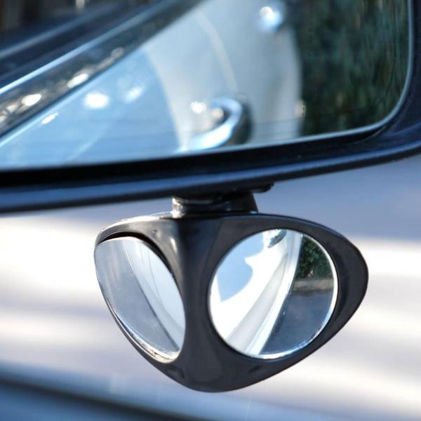 2er-Set Toter-Winkel-Aussenspiegel für Autos - Einfache Montage - Erhöht Fahrsicherheit & erleichtert Einparken - Für links & rechts (10x6x6 cm)