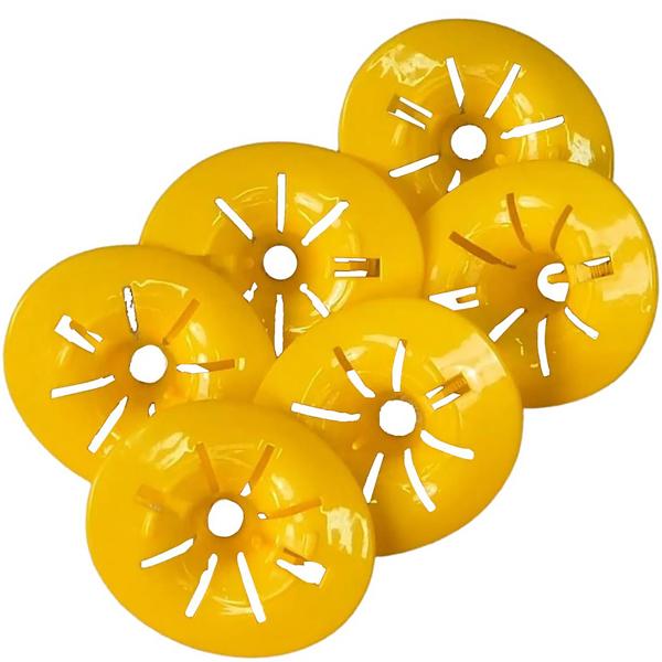 Wespenfalle für Plastikflaschen 6er-Set - Effektive Insektenbekämpfung ohne Chemie - DIY-Bausatz - Robust, 6.5x7 cm, wiederverwendbar