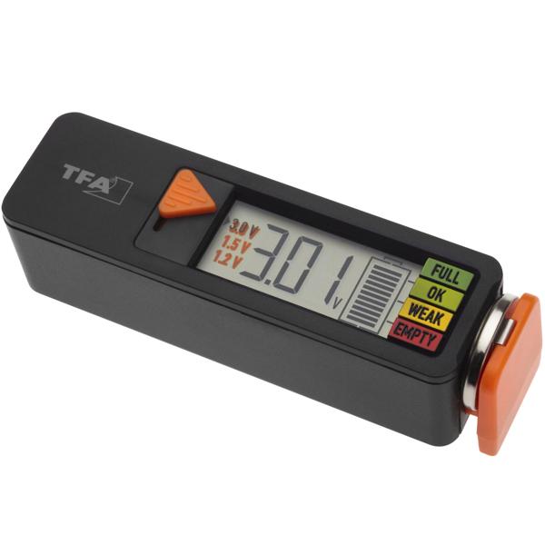 Digitaler Multi-Batterietester: Präziser Batterietester für Batterien, Knopfzellen & Blockbatterien. Universeller Batterietester für Haushalt & Werkstatt