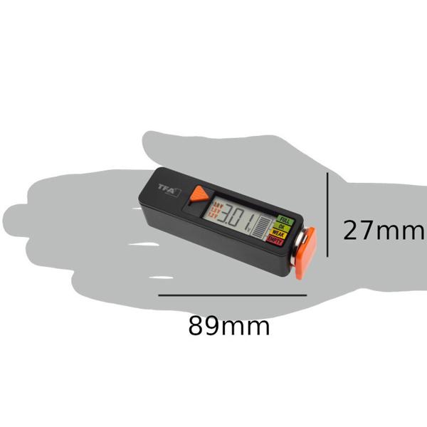 Digitaler Multi-Batterietester: Präziser Batterietester für Batterien, Knopfzellen & Blockbatterien. Universeller Batterietester für Haushalt & Werkstatt