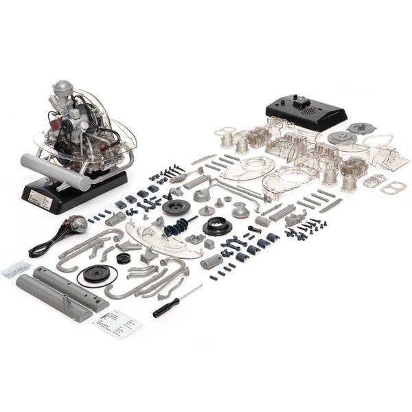 VW Käfer 4-Zylinder-Boxermotor, Motorbausatz im Massstab 1:4