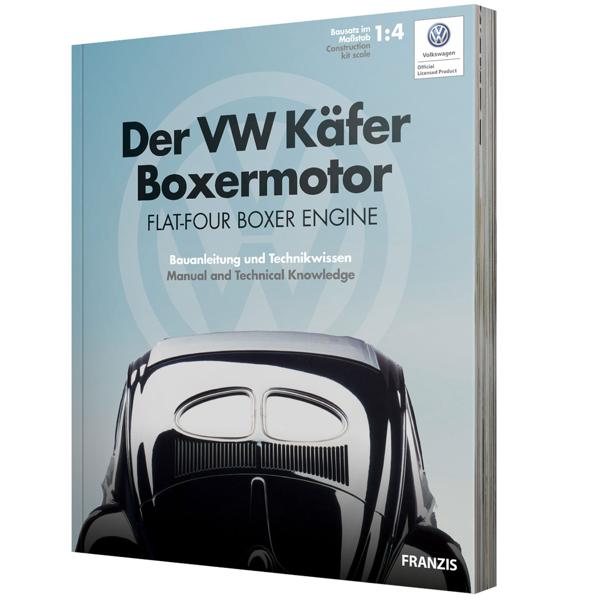 VW Käfer 4-Zylinder-Boxermotor, Motorbausatz im Massstab 1:4