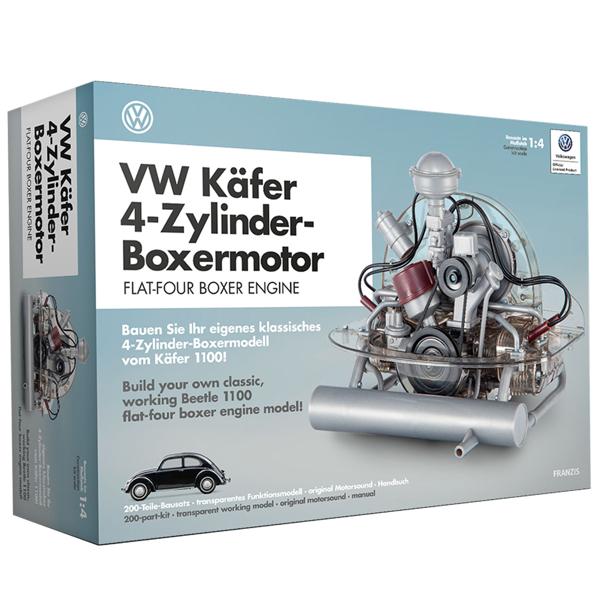 VW Käfer 4-Zylinder-Boxermotor, Motorbausatz im Massstab 1:4