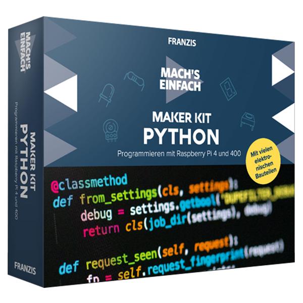 Python Lernkit für Raspberry Pi 4 und 400 - Sofort loslegen ohne Vorkenntnisse - Für Programmieranfänger - Projekte: LED-Matrix, Fussgängerampel