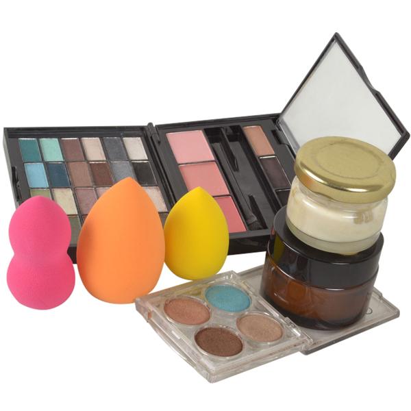 Make-Up Schwämmchen Set 18 Stück - Perfektes Make-up mit 3 Formen - Für Foundation Puder Creme Highlighter - Vielseitig & leicht zu reinigen