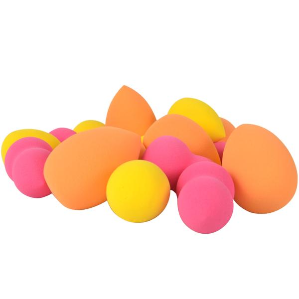 Make-Up Schwämmchen Set 18 Stück - Perfektes Make-up mit 3 Formen - Für Foundation Puder Creme Highlighter - Vielseitig & leicht zu reinigen