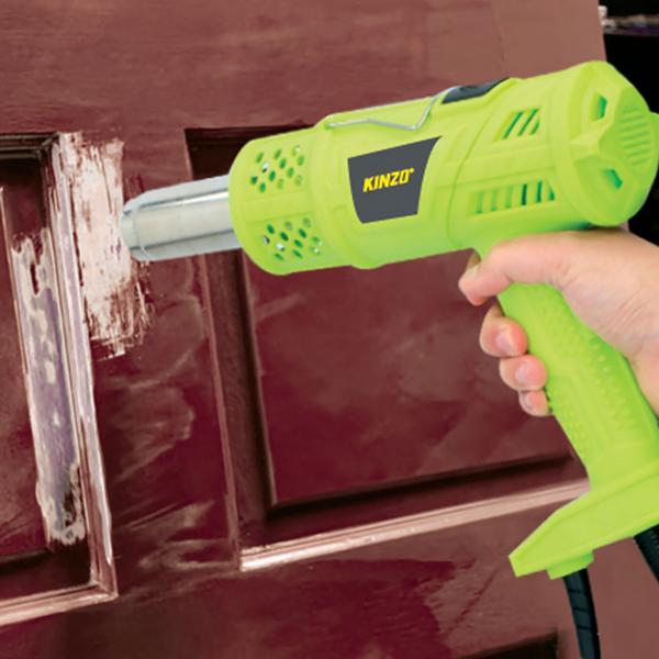 3in1 Unkrautvernichter, 2000W, Grün, Grillanzünder & Heissluftpistole – Multifunktionales Heissluftgerät bis 360°C mit diversen Aufsätzen