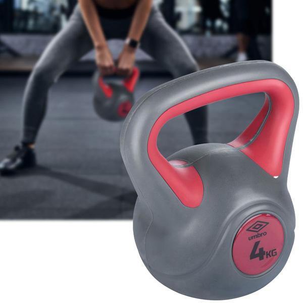 Kettlebell, 4kg: effektives Ganzkörpertraining, Cardio und leichte Übungen, ideal für Fitness zu Hause