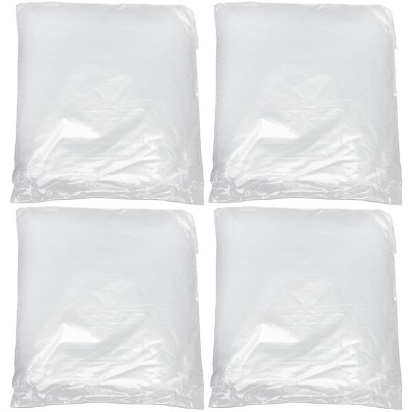 4er-Set Leichter Notfall-Regenponcho mit Kapuze: Transparenter Regenschutz (120 cm) für spontane Schauer – ideal für Outdoor-Aktivitäten