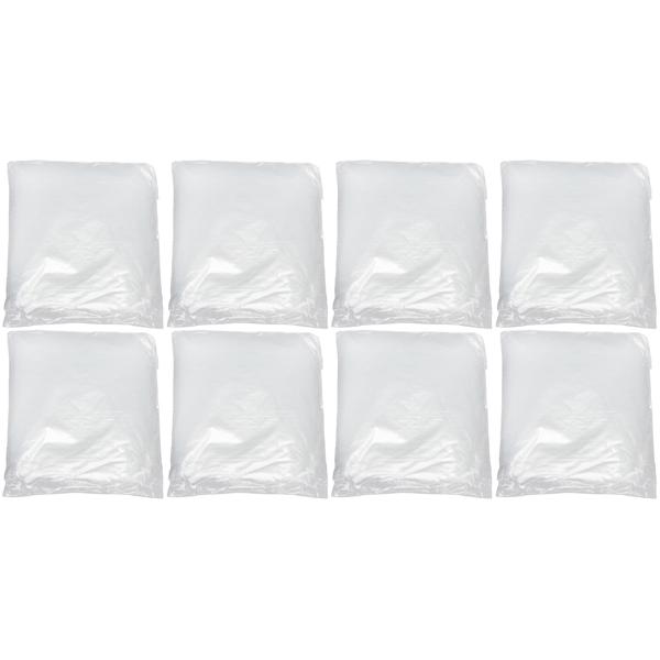 8er-Set Kompakter Notfall-Regenponcho mit Kapuze: Transparenter, wasserdichte Regenkleidung (120 cm) – idealer Begleiter für Reisen, Outdoor-Events