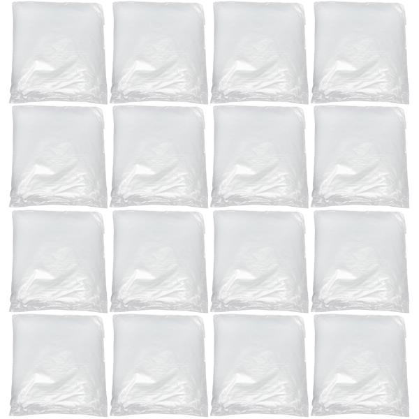 16er-Set Praktischer Notfall-Regenponcho mit Kapuze: Transparenter, wasserdichter Regenschutz für die ganze Familie (120 cm) 