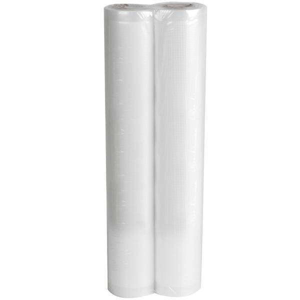 Folienrollen für Vakuumiergerät - 2er-Set 28 cm Breite - Optimales Vakuum für länger haltbare Lebensmittel - Schutz vor Gefrierbrand - 2x 300 cm