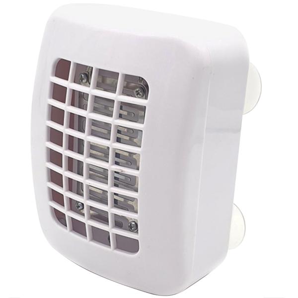 Insektenvernichter solarbetrieben - Schutz vor Mücken & Moskitos am Fenster für ruhigen Schlaf - Energiesparend ohne Steckdose nutzbar - 10.5cm - Weiss