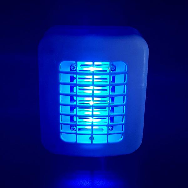 2er-Set Solar Insektenvernichter - Schutz vor Mücken, Moskitos & Fliegen für ruhigen Schlaf - mit Saugnäpfen für Fenster - 10,5 cm weiss