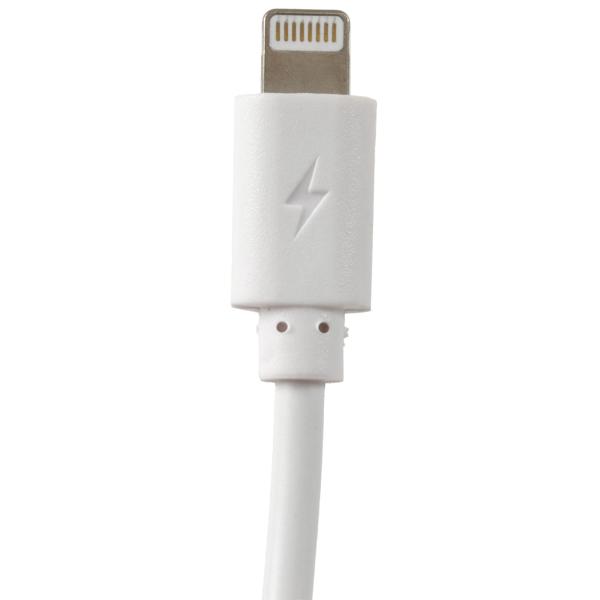 USB 2.0 Lightning Ladekabel 2m weiss - Schnellladen & Highspeed Datenübertragung 480 Mbit/s - Für iPhone 5+, iPad, iPod, AirPods - Langlebig & flexibel