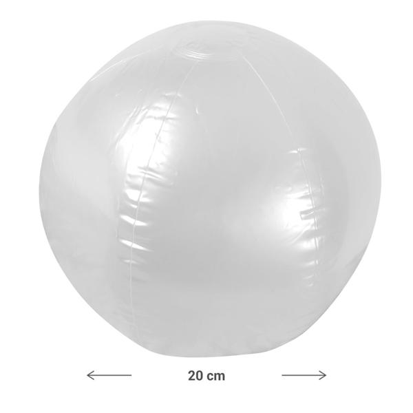 LED-Wasserball mit Farbwechsel Ø 20 cm - Ideal für Pool, See & Kinderzimmer - Transparent - Wasserdicht - Batteriebetrieben (3x LR41)