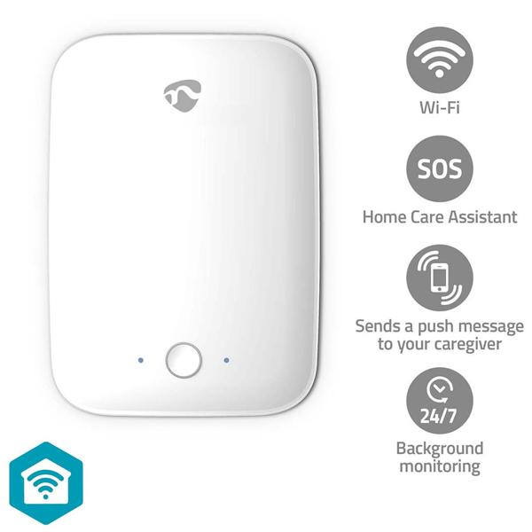 Intelligenter Sturzmelder für Senioren – Wi-Fi Sensor mit Sturzalarm, Erinnerungsfunktion & App, erkennt nächtliches Wandern & Einbruch