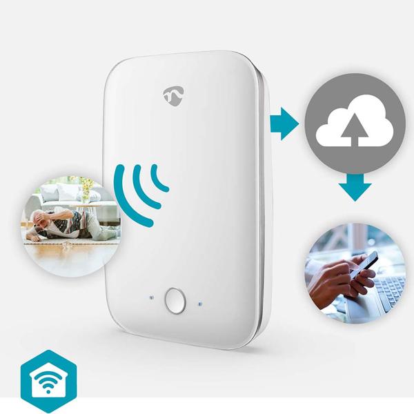 Intelligenter Sturzmelder für Senioren – Wi-Fi Sensor mit Sturzalarm, Erinnerungsfunktion & App, erkennt nächtliches Wandern & Einbruch