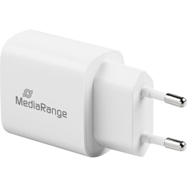 Intelligentes USB-Netzteil mit 2 USB-A Anschlüssen, Quick Charge, 12W - schnell, weiss, Schutz vor Überladung, Überhitzung und Kurzschluss