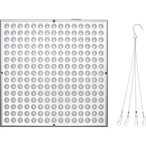 3er Professionelle Pflanzen-Wachstumslampe mit 225 LEDs - 250 Lumen, 300x300x35mm – fördert das Wachstum von Pflanzen effektiv & zuverlässig