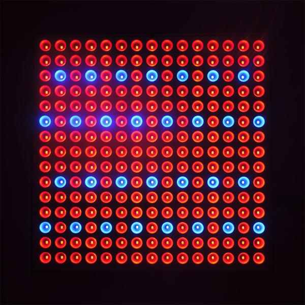 3er Professionelle Pflanzen-Wachstumslampe mit 225 LEDs - 250 Lumen, 300x300x35mm – fördert das Wachstum von Pflanzen effektiv & zuverlässig