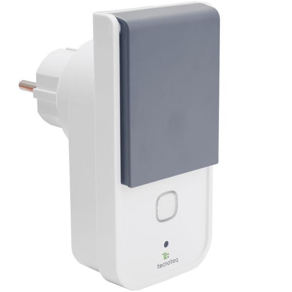 Smarte WLAN Outdoor Steckdose IP44 - Wetterfeste Aussensteckdose mit Stromzähler, App & Timer - Kompatibel mit Alexa & Google Home für Ihren Garten