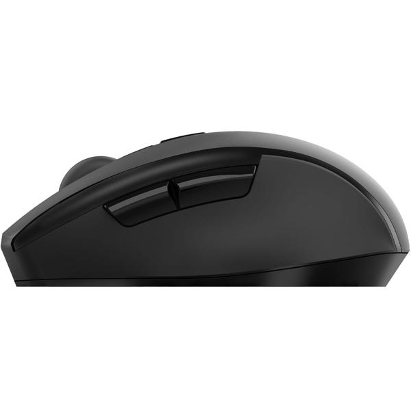 Ergonomische Bluetooth-Maus in Schwarz mit 5 Tasten, präzisem optischem Sensor & Scrollrad – kabellos, leise & ideal für Büro, Homeoffice & Gaming