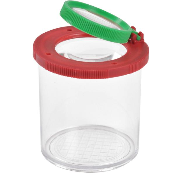 2er-Set Becherlupe, Insektenbox mit Lupe, je Ø 9 cm