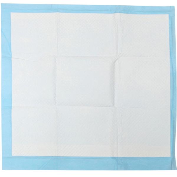 60 Welpenunterlagen, 60x60 cm, Super absorbierend: auslaufsicher, weiß-blau, für Welpen oder Seniorenhunde, maximale Sauberkeit