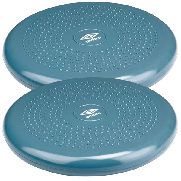 2er-Set Balance-Kissen Ø 33cm - Koordination, Tiefenmuskulatur & Rücken stärken - Phthalate-frei, 150kg belastbar, blau - Sitzkissen & Yogakissen