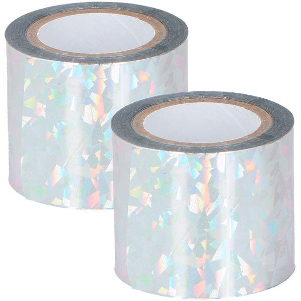 2er-Set Vogelschutzband - Hocheffektiver Schutz durch Lichtreflexion für Garten & Pflanzen - 45 Meter x 5 cm - Chemiefrei & einfach anwendbar