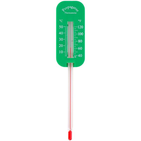 2er-Set Bodenthermometer - für optimale Aussaat & Schutz vor Bodenfrost - 0-50°C / 40-120°F Skala - 15cm hoch für Hochbeete & Kompost