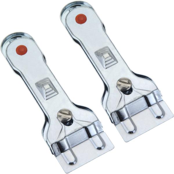 2er-Set Ceranfeldschaber - Effiziente Ceranfeldreinigung, entfernt Verkrustungen & Verbranntes schnell & hygienisch - Metall, 14 cm Länge