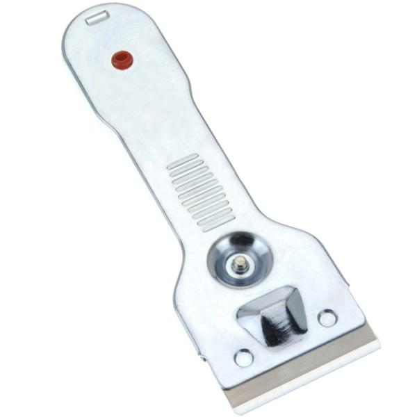 2er-Set Ceranfeldschaber - Effiziente Ceranfeldreinigung, entfernt Verkrustungen & Verbranntes schnell & hygienisch - Metall, 14 cm Länge