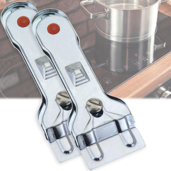 2er-Set Ceranfeldschaber - Effiziente Ceranfeldreinigung, entfernt Verkrustungen & Verbranntes schnell & hygienisch - Metall, 14 cm Länge