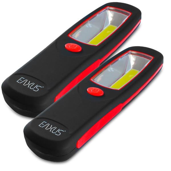 2er-Set Leistungsstarke COB LED Arbeitsleuchte, 300 lm: Helles, gleichmässiges Licht für Profis & Heimwerker, kompakt, stabil & vielseitig einsetzbar