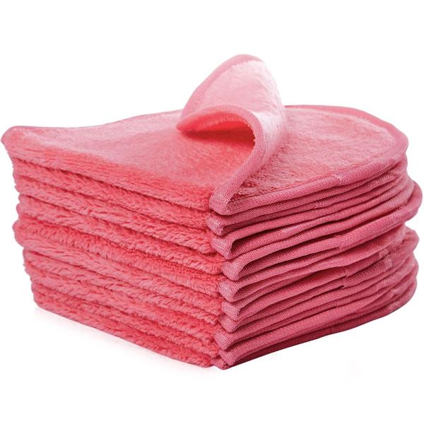 Kosmetiktücher 10er-Set - Oval, Waschbar & ÖKO-TEX Standard 100 Zertifiziert - Ideal zum Abschminken & Reinigen - Sanft zur Haut