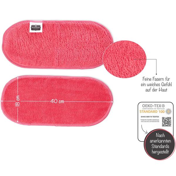 Kosmetiktücher 10er-Set - Oval, Waschbar & ÖKO-TEX Standard 100 Zertifiziert - Ideal zum Abschminken & Reinigen - Sanft zur Haut