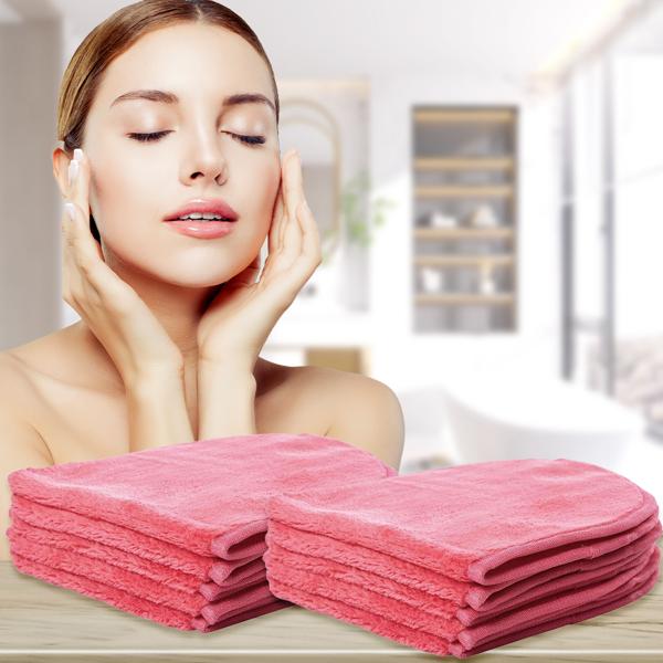 Kosmetiktücher 10er-Set - Oval, Waschbar & ÖKO-TEX Standard 100 Zertifiziert - Ideal zum Abschminken & Reinigen - Sanft zur Haut