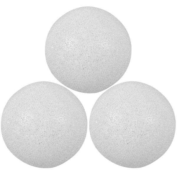 3er-Set LED Leuchtkugeln Weihnachtskugel - warmweisses Licht für festliche Stimmung & gemütliches Ambiente - Ø 18 cm - batteriebetriebene Weihnachtsdeko