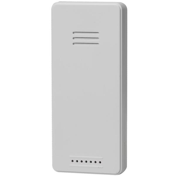 2-in-1 Projektionswecker & Funk-Wetterstation mit USB-Port – Wecker mit Aussensensor, projiziert Uhrzeit in 8 Farben an Wand & Decke