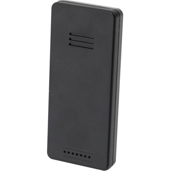 Projektions-Wecker mit Funk-Wetterstation, USB-Port, Aussensensor, schwarz, Zeitanzeige, Kalender, Temperaturanzeige Innen und Aussen